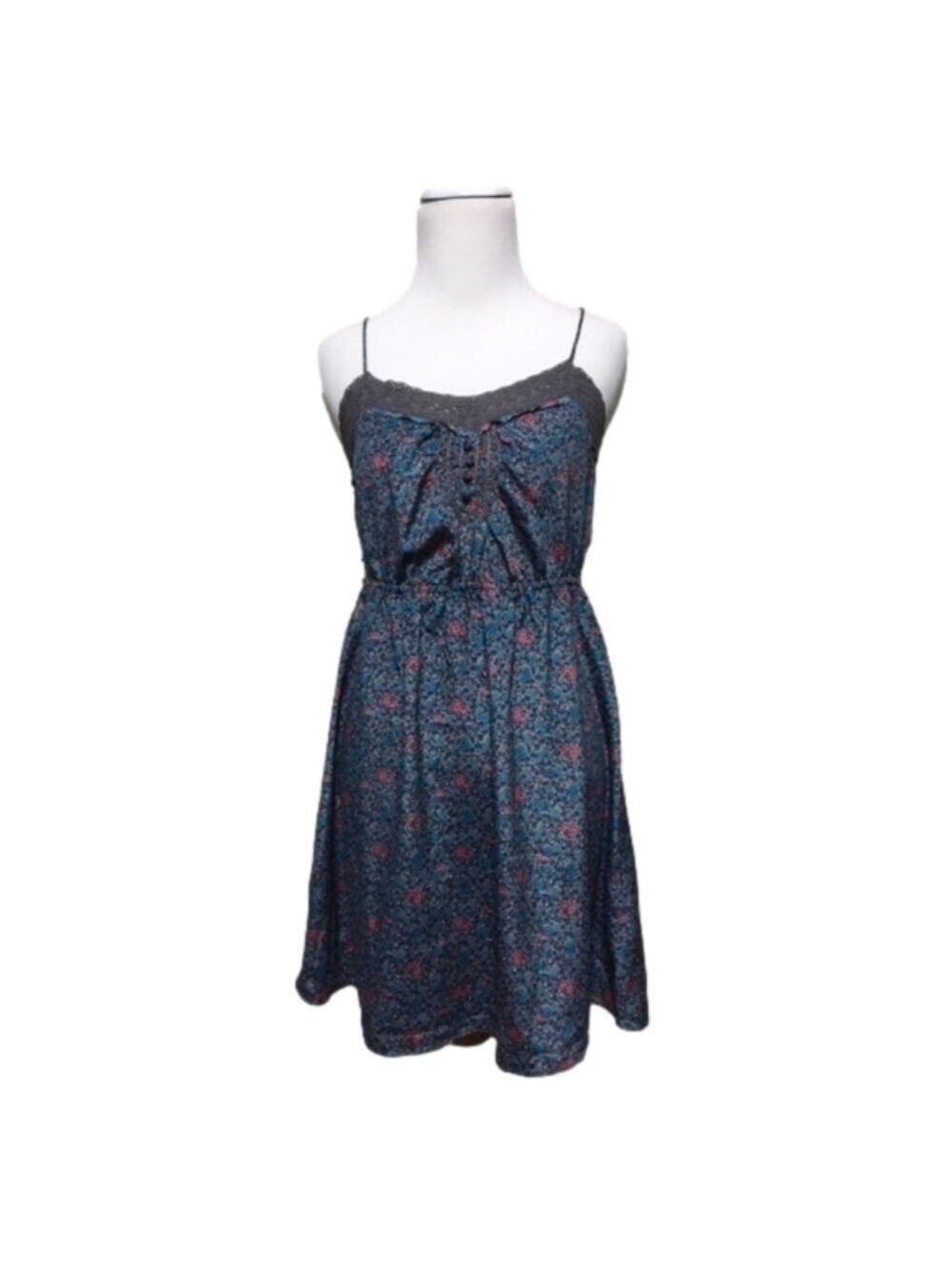 American Eagle Outfitters strappy floral lace trim dress size 4